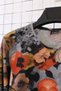Women's Plus Size Stretch Fabric Crew Neck Floral Print Soft Sweater Mother Blouse - 5