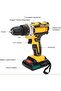Rechargeable Cordless Drill Lithium Battery Handheld Drilling Impact Electric Cordless Drill - 4