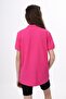 Unisex Polo Neck Buttoned Long Short T-Shirt - 3