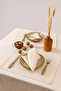 2 Pieces Natural Vintage Linen American Placemat/Placemat 35 X 45 cm Tableware Presentation Set