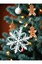 Large Snowflake Christmas Ornament, Christmas Ornament (15cm) 1 Piece - 3