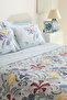 Seliya 100% Cotton Single Duvet Cover Set Blue - 4