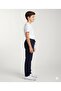 Unisex Flexible Waist School Pants (Navy Blue) - 2