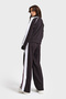 Women's Black and White w5-1 Loose-Fit Fleece and Sweatpants Design 2-Piece Set - 4