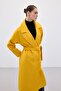 Tie-Waist Long Coat - Yellow - 7
