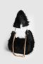 Lagraccio Paris Women's Lior Plush Double Strap Hand and Crossbody Bag
