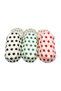 Approximately 100 Pieces of Large Size Colored Inserts Paper, Baklava Presentation Holder, Mixed Color Polka Dot - 4