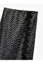 Viscose Polka Dot Lace Detailed Midi Satin Bell Skirt - 5
