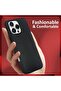 Leather Slim Case for iPhone 16 Pro Max with Camera Lens Protection (Black) - 5