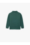 Mock Neck Long Sleeve Half-Zip Cotton Sweatshirt - 2