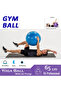65 cm Anti-Burst Exercise Yoga Ball with Pump (Blue) - 3