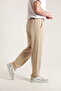 Men's Baggy Parachute Fabric Loose Fit Straight Leg Trackpants - 6
