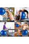 65 cm Anti-Burst Exercise Yoga Ball with Pump (Blue) - 7