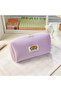 Kawaii Soft Purple Velvet Multi-Compartment Large Capacity Pen Holder Pencil Case Organizer School Office - 5