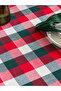Esvab • Modern & Distinctive Checkered Embroidered Tablecloth 150X200 cm - 5
