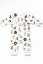 %100 Cotton 3-6-9 Months Patterned Jumpsuit & Hospital Discharge Newborn Printed Jumpsuit Extra Comfort 88013 - 2