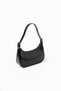 Black Trend Patent Leather Baguette Shoulder Bag - 3