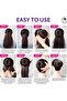 Donut Hair Bun Maker (Dark Brown) Set of 7 Pieces - 2
