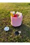 Pink Gingham Patterned Practical Multi-Purpose Organizer Bathroom Desktop Makeup Organizer - 2