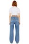 Women's Anthracite High Waist Wide Leg Denim Trousers Functional Durable Quality Aesthetic - 6