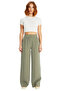 Women's High Waist Wide Leg Woven Pants Functional Durable Quality Comfortable Modern - 4