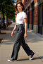 Women's Wide Leg Fabric Pants Stylish Design Functional Durable Quality Comfortable Modern