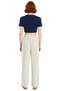 Women's Gabardine Woven Wide Leg High Waist Pants Functional Durable Quality Modern - 6