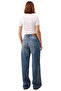 Women's High Waist Wide Leg Denim Pants Functional Durable Quality Comfortable Aesthetic - 5