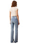 Women's High Waist Flare Flared Jeans Slit Detail Functional Durable Quality Stylish - 6