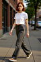 Women's High Waist Wide Leg Woven Fabric Pants Functional Durable Quality Comfortable Stylish