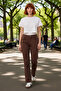 Women's High Waist Flare Cut Jeans Functional Durable Quality Comfortable Aesthetic - 2