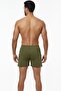 20 Pieces Khaki Green 100% Cotton Comfortable Cut Men's Long Underwear Boxer - 6