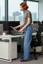 Women's Anthracite High Waist Wide Leg Denim Trousers Functional Durable Quality Aesthetic - 4