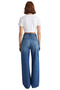 Women's Wide Leg High Waist Denim Pants Functional Durable Quality Comfortable Aesthetic - 5