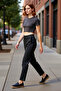 Women's Cigarette Cut High Waist Pleated Woven Pants Functional Durable Quality Stylish