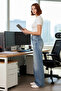 Women's Anthracite Wide Leg Denim Trousers Functional Durable Quality Comfortable Aesthetic Stylish - 3