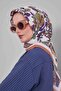 وشاح هالة بنمط أوراق زهرة البلاط - 3