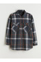 Lcw Vision Green Plaid Oversized Women's Lumberjack Shirt Jacket - 2