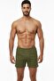 20 Pieces Khaki Green 100% Cotton Comfortable Cut Men's Long Underwear Boxer - 3