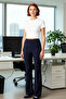 Women's Flare Cut Plain Woven Pants Functional Durable Quality Comfortable Aesthetic Sports - 4