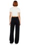 Women's High Waist Wide Leg Palazzo Jean with Belt Detail Functional Durable Quality Sports - 6