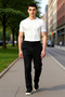 Men's Straight Cut Fabric Pants Functional Durable Quality Comfortable Aesthetic Premium Stylish - 2