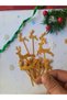 Deer Figure Christmas Cupcake Toothpick - New Year Toothpick Ornament - Table Decoration - Deer Cake Toothpick - 8