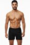 7 Pieces Black 100% Cotton Comfortable Cut Men's Long Underwear Boxer - 3