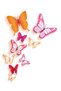 Makiteks Black Cotton Unisex Pocketed Hooded Relaxed Fit Butterflies Printed Sweatshirt - 2