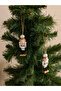 Decorative Christmas Ornament Set of 2 8 cm - 4