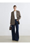 Houndstooth Women's Blazer Jacket - 7