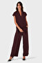 Regular Fit Normal Waist Wide Leg Trousers Pants 268755092 - 2