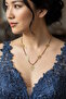 Gold Color Fatma Ana Eli Steel Necklace - 2