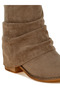 Women Slouchy Calf Boots in Tan - 5